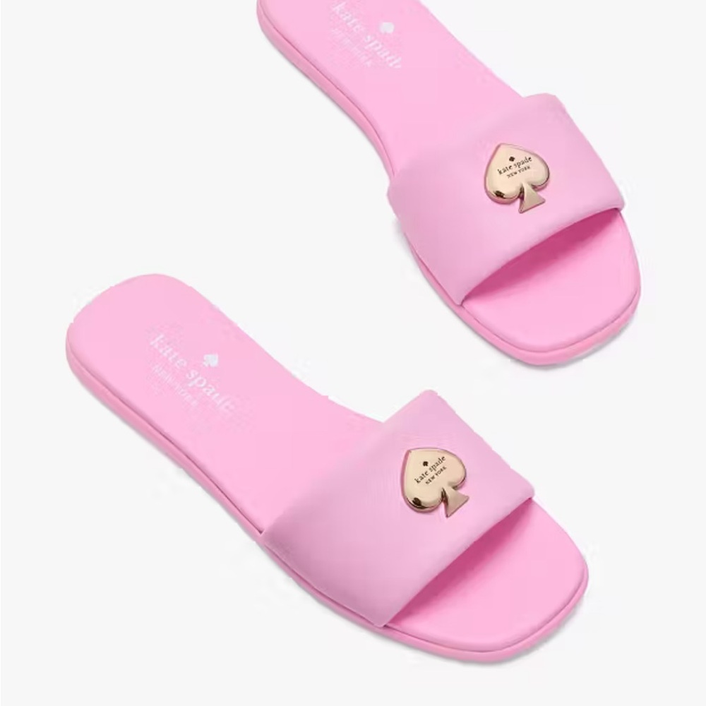 Kate Spade Light Pink Slide Sandals